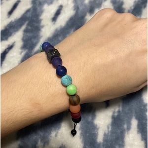 Chakra Stones Adjustable Bracelet